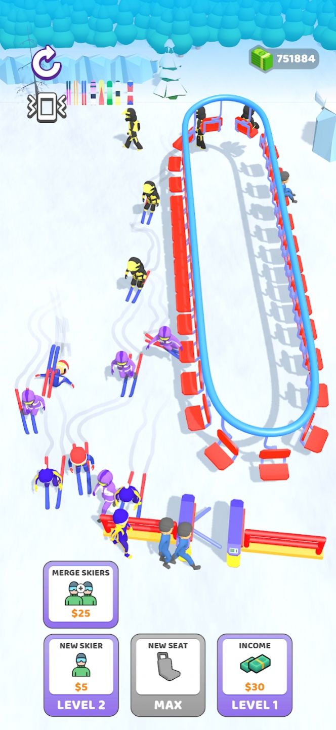滑雪缆车点击器中文版